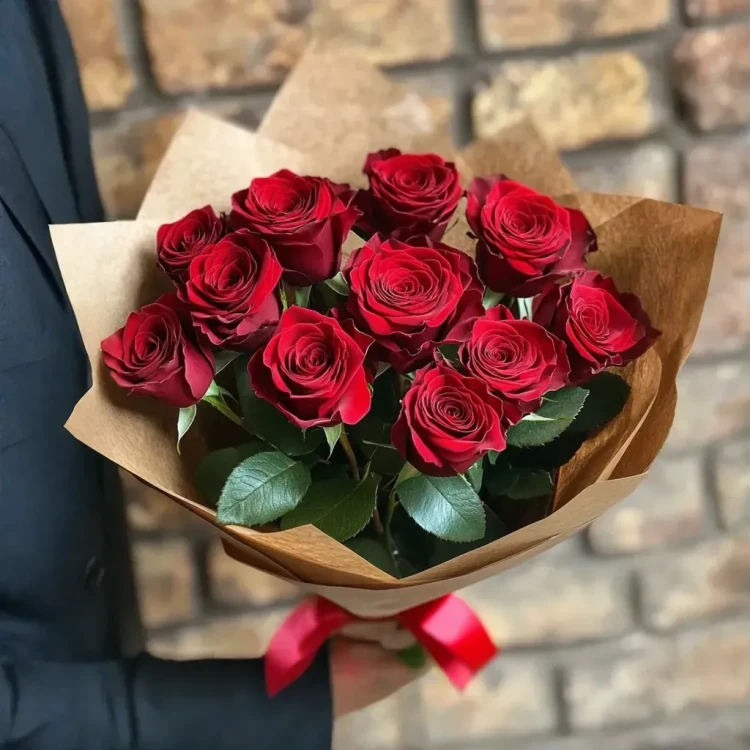 Букет 11 красных роз